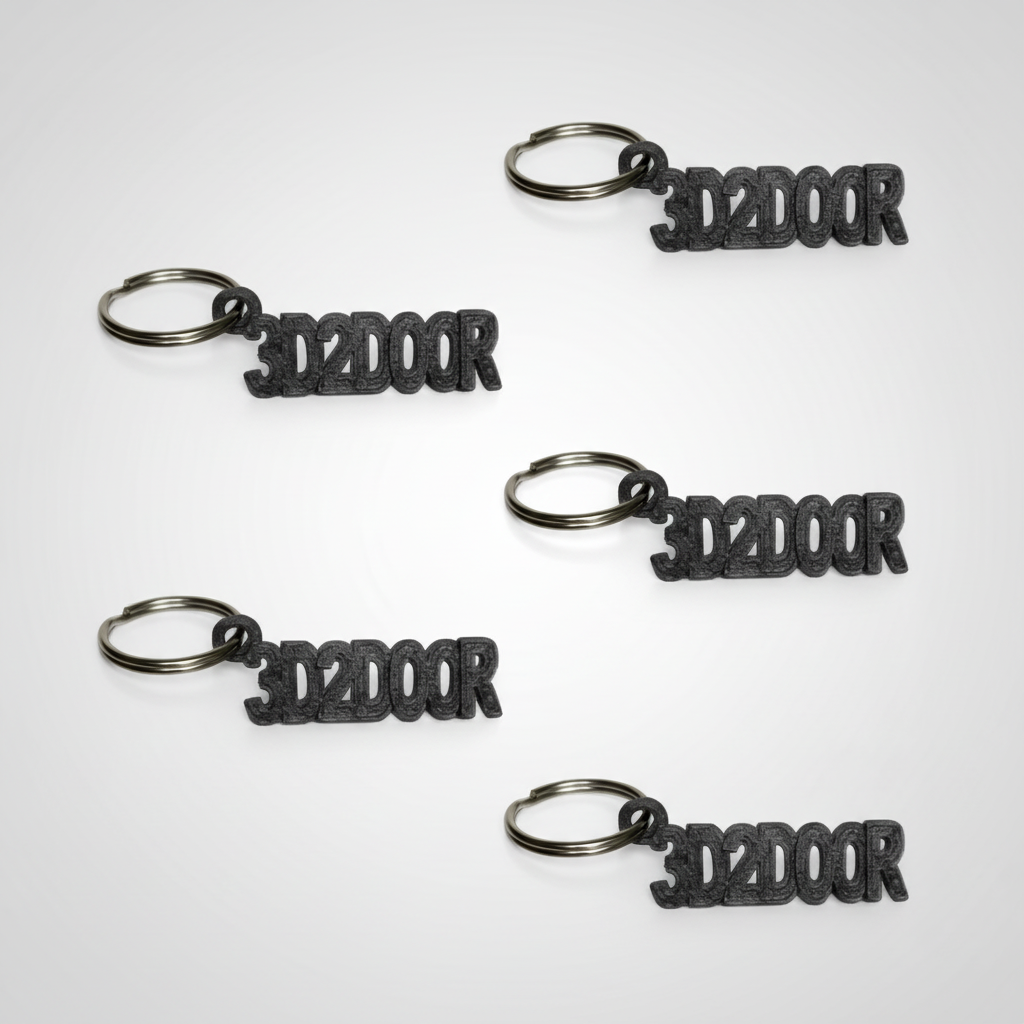 5 Keycain Name tag for Keys 